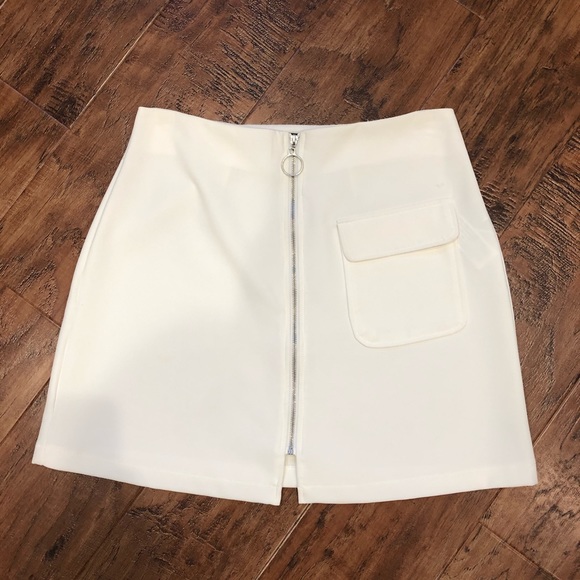 Forever 21 zip front mini skirt - Picture 2 of 6